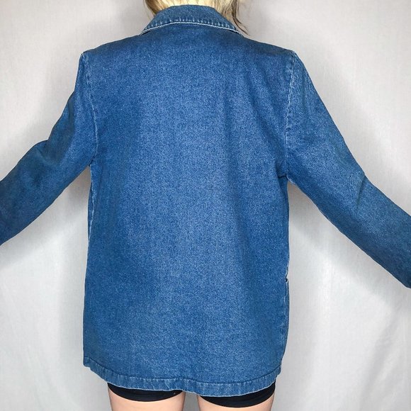 Vintage Denim Blazer - Picture 4 of 16